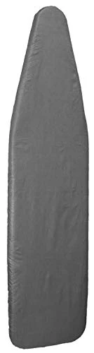 Ironing Board Cover - Silicone Coating To Prevent Staining And Scorching, Elasticized Edge, Thick Padding, Secure Straps, Attached Storage Pocket For Iron Accessories. (Standard Size - 15" X 54")