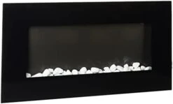 31-Inch Electric Fireplace - Front Vent, Wall Mounted, 13 Backlight Colors, Adjustable Heat And Remote Control By Lavish Home (Silver) -Household Cleaning Supply Store 21LDnb6Ln7L. AC