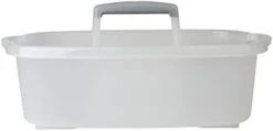 Casabella Plastic Multipurpose Cleaning Storage Caddy With Handle, 1.5-Gallon, Clear, 4 Gallon -Household Cleaning Supply Store 21VnU8NkrL. AC