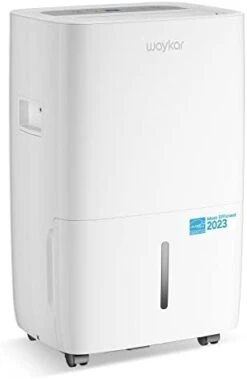 Waykar 80 Pints Energy Star Dehumidifier For Spaces Up To 5,000 Sq. Ft At Home, In Basements And Large Rooms With Drain Hose And 1.14 Gallons Water Tank (JD025CE-80) -Household Cleaning Supply Store 21kQxDIwJL. AC