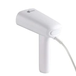 R2Brands Clean Strike Compact Portable Travel Handheld Steamer For Clothing And Disinfecting Garments And Surfaces, 110 ML Capacity, Safe With UL-Certification, White -Household Cleaning Supply Store 21n6NJCFN3S