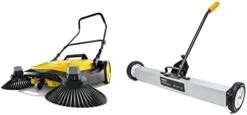 Karcher Kärcher - S 6 Twin Walk-Behind Outdoor Hand Push Floor Sweeper - 10 Gallon Capacity - 33.9" Sweeping Width - Sweeps Up To 32,300 Square Feet/Hour 16 Karcher Kärcher - S 6 Twin Walk-Behind Outdoor Hand Push Floor Sweeper - 10 Gallon Capacity - 33.9" Sweeping Width - Sweeps Up To 32,300 Square Feet/Hour -Household Cleaning Supply Store 31 X05KfjsL. AC