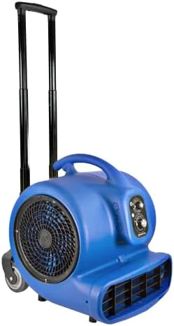 Comfort Zone CZBC121T 1/2HP High Velocity Air Mover, 3-Speeds, Timer, Adjustable Angles, Blue 10 Comfort Zone CZBC121T 1/2HP High Velocity Air Mover, 3-Speeds, Timer, Adjustable Angles, Blue - Image 8