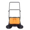 TBVECHI Walk-Behind Outdoor Hand Push Floor Sweeper, Industrial Pavement Street Sweeper Foldable Floor Sweeping Machine, 15L Capacity 26.8" Sweeping Width, For Industry Home Factory