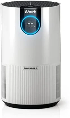 Shark HP102 Clean Sense Air Purifier For Home, Allergies, HEPA Filter, 500 Sq Ft, Small Room, Bedroom, Office, Captures 99.98% Of Particles, Dust, Smoke & Allergens, Portable, Desktop, White 14 Shark HP102 Clean Sense Air Purifier For Home, Allergies, HEPA Filter, 500 Sq Ft, Small Room, Bedroom, Office, Captures 99.98% Of Particles, Dust, Smoke & Allergens, Portable, Desktop, White -Household Cleaning Supply Store 312aTMcPtJL. AC