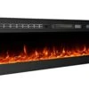 GMHome 80 Inches Wall Recessed Electric Fireplace Wall Mounted In-Wall Built Heater, Log Sets & Crystals, 9 Changeable Colors, With Remote, 1500W Fireplace, Black -Household Cleaning Supply Store 313mTKABQiL