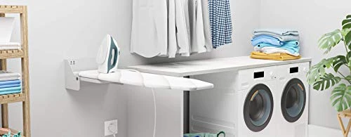 BYHai Wall Mounted Iron Board Fold Away Ironing Board With Heat Resistant Cover 8 BYHai Wall Mounted Iron Board Fold Away Ironing Board With Heat Resistant Cover - Image 6