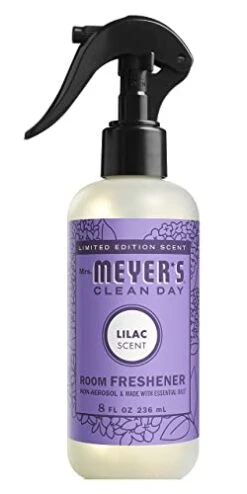 Mrs. Meyer’s Clean Day Room Freshener Spray, Lilac Scent, Limited Edition Scent Made With Essential Oils, Non Aerosol, 8 Fl Oz (Pack Of 3)