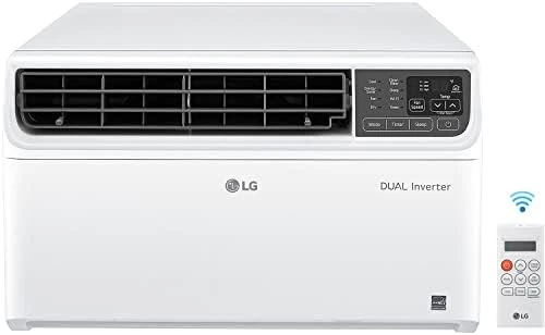 LG 10,000 BTU Dual Inverter Smart Window Air Conditioner, Cools 450 Sq. Ft., Ultra Quiet Operation, Up To 25% More Energy Savings, ENERGY STAR®, Works With LG ThinQ, Amazon Alexa And Hey Google, 115V 8 LG 10,000 BTU Dual Inverter Smart Window Air Conditioner, Cools 450 Sq. Ft., Ultra Quiet Operation, Up To 25% More Energy Savings, ENERGY STAR®, Works With LG ThinQ, Amazon Alexa And Hey Google, 115V - Image 6