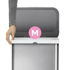 Simplehuman Code M Custom Fit Drawstring Trash Bags In Dispenser Packs, 20 Count, 45 Liter / 11.9 Gallon, White -Household Cleaning Supply Store 317iOFUB74L 1