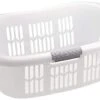 Rubbermaid FG299787WHT Hip Hugger Laundry Basket -Household Cleaning Supply Store 3192Fh906FL