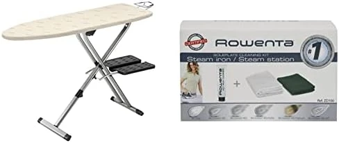 Rowenta Pro Compact Ironing Board With Hanger Rack 18 X 54 Inches Space Saving, Folding, 4 Legs IB9100,Beige 9 Rowenta Pro Compact Ironing Board With Hanger Rack 18 X 54 Inches Space Saving, Folding, 4 Legs IB9100,Beige - Image 7
