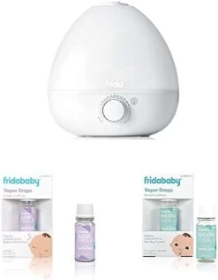 Frida Baby 3-in-1 Humidifier With Diffuser And Nightlight, White -Household Cleaning Supply Store 31DIDOY2tfL. AC