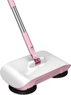 ARMERI 1PC Manual Vacuum Sweeper, Hand Push Sweeper 3 In 1 Sweeping Mop Crumb Sweeper Vacuum Cleaner Home Cleaning Tool For Sweeping Mopping UO-808