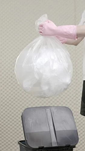 TYPLASTICS 33 Gallon Clear Trash Can Liners - 33" X 40" - HD Garbage Bags - Case Of 500 6 TYPLASTICS 33 Gallon Clear Trash Can Liners - 33" X 40" - HD Garbage Bags - Case Of 500 - Image 4