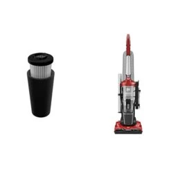 Dirt Devil Endura Reach Bagless Upright Vacuum Cleaner With Dirt Devil Endura Filter, Odor Trapping Replacement Filter
