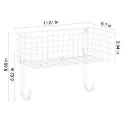 Ironing Board Hanger Wall Mount Ironing Board Rack And Iron Holder With Shelf Metal Ironing Board Hook For Wall Laundry Room Organization And Storage White