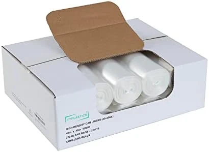 TYPLASTICS 33 Gallon Clear Trash Can Liners - 33" X 40" - HD Garbage Bags - Case Of 500 7 TYPLASTICS 33 Gallon Clear Trash Can Liners - 33" X 40" - HD Garbage Bags - Case Of 500 - Image 5