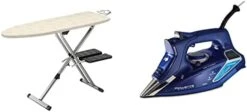 Rowenta Pro Compact Ironing Board With Hanger Rack 18 X 54 Inches Space Saving, Folding, 4 Legs IB9100,Beige 17 Rowenta Pro Compact Ironing Board With Hanger Rack 18 X 54 Inches Space Saving, Folding, 4 Legs IB9100,Beige -Household Cleaning Supply Store 31POREvqCL. AC