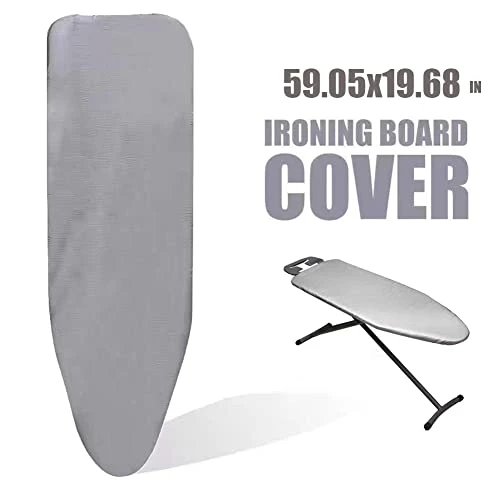 Ironing Board Cover And Pad Extra Thick Padding Resist Scorching And Staining, 15x54 Inch, Elastic Edge Covers(Silver) 4 Ironing Board Cover And Pad Extra Thick Padding Resist Scorching And Staining, 15x54 Inch, Elastic Edge Covers(Silver) - Image 2