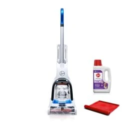 Hoover PowerDash Pet Compact Carpet Cleaner With Storage Mat, FH50750 And Hoover Paws & Claws Deep Cleaning Carpet Shampoo With Stainguard, Concentrated Machine Cleaner, 64oz Formula, AH30925