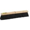 Unvert Black Indoor Push Broom Head – Heavy Duty Hardwood Block – Polypropylene Bristles – Deck Scrub Brush – Two Threaded Handle Holes For Better Assist (16") -Household Cleaning Supply Store 31W7c0OP0VS