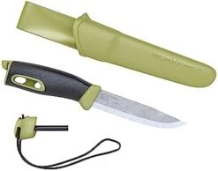 Morakniv Companion Spark 3.9-Inch Fixed-Blade Outdoor Knife And Fire Starter -Household Cleaning Supply Store 31WQ1DzzEHL. AC