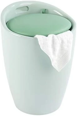 Wenko Bathroom Stool Candy Mint-Laundry Collector, Green, 36 X 36 X 50.5 Cm -Household Cleaning Supply Store 31X5oaIVsoL. AC