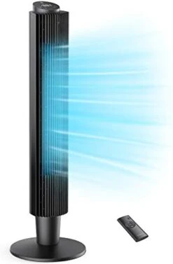 SWIPESMITH Tower Fan 42 Inch, Quiet Oscillating Tower Fan With Remote, Height Adjustable,5 Speeds,3 Mods, LED Display, And 12H Timer Tower Fan For Indoor Home Bedroom Office Room -Household Cleaning Supply Store 31XBI4Q k8L. AC