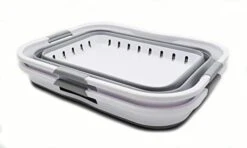 SAMMART 42L (11 Gallon) Collapsible Plastic Laundry Basket - Foldable Pop Up Storage Container/Organizer - Portable Basket - Space Saving Hamper/Basket (2, White/Grey) 19 SAMMART 42L (11 Gallon) Collapsible Plastic Laundry Basket - Foldable Pop Up Storage Container/Organizer - Portable Basket - Space Saving Hamper/Basket (2, White/Grey) -Household Cleaning Supply Store 31dVdbdskfL