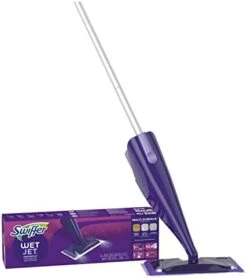 Swiffer WetJet Hardwood And Floor Spray Mop Cleaner Starter Kit, Includes: 1 Power Mop, 10 Pads, Cleaning Solution, Batteries -Household Cleaning Supply Store 31dmIYF4g L. AC