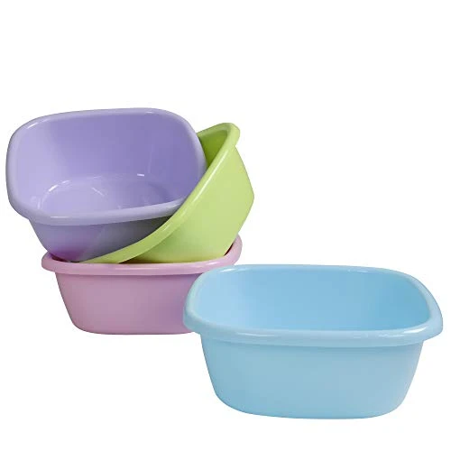 Anbers 12-Quart Dish Pan/Wash Basin, 13" X 13" X 5.12", Set Of 4 7 Anbers 12-Quart Dish Pan/Wash Basin, 13" X 13" X 5.12", Set Of 4 - Image 5