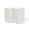 100 Disposable Linen Feel Guest Towels - Paper Hand Towels For Bathroom - Cloth Like White Paper Towel - Cocktail Hand Napkins - Highly Absorbent, Soft Fancy Guest Hand Towels 12" X 17" (Pack Of 100)
