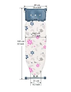 Mabel Home (XL) X-Wide Ironing Board With Shoulder Wing Folding, 8 Feature, With + Extra Cover 11 Mabel Home (XL) X-Wide Ironing Board With Shoulder Wing Folding, 8 Feature, With + Extra Cover -Household Cleaning Supply Store 31ld2CyX4jL