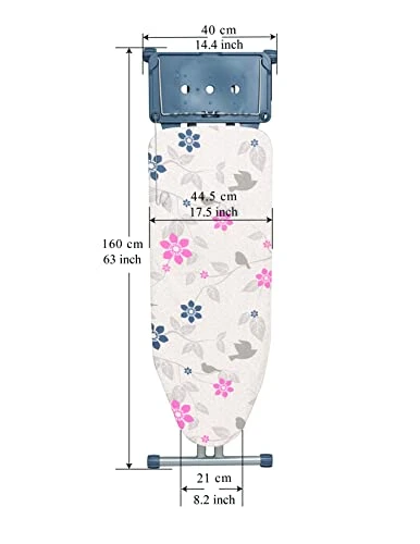 Mabel Home (XL) X-Wide Ironing Board With Shoulder Wing Folding, 8 Feature, With + Extra Cover 6 Mabel Home (XL) X-Wide Ironing Board With Shoulder Wing Folding, 8 Feature, With + Extra Cover - Image 4