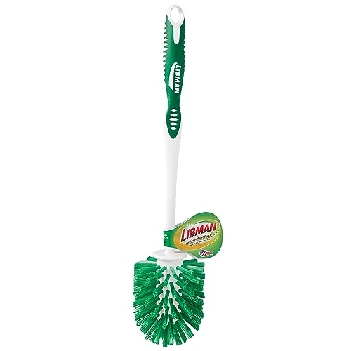 Libman Commercial 22 Round Bowl Brush, Polypropylene, 14" Total Length, Green And White (Pack Of 6) 4 Libman Commercial 22 Round Bowl Brush, Polypropylene, 14" Total Length, Green And White (Pack Of 6) - Image 2