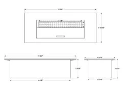 Bio Ethanol Burner - 12 Inch Ventless Fireplace Insert - Ignis EB1200 -Household Cleaning Supply Store 31nEiNhtetL