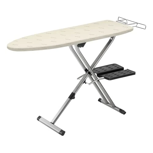 Rowenta Pro Compact Ironing Board With Hanger Rack 18 X 54 Inches Space Saving, Folding, 4 Legs IB9100,Beige 3 Rowenta Pro Compact Ironing Board With Hanger Rack 18 X 54 Inches Space Saving, Folding, 4 Legs IB9100,Beige