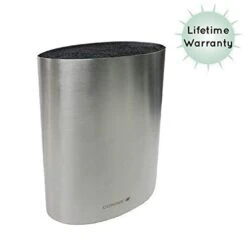 Coninx Stainless Steel Kitchen Knife Block - Modern Oval Kitchen Knife Holder & Universal Knife Block Without Knives - Kitchen Optimizing Knife Block Only - Safe, Stylish Knife Storage For Home 12 Coninx Stainless Steel Kitchen Knife Block - Modern Oval Kitchen Knife Holder & Universal Knife Block Without Knives - Kitchen Optimizing Knife Block Only - Safe, Stylish Knife Storage For Home -Household Cleaning Supply Store 31qUO1k6WvL