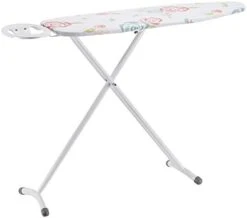 Amazon Basics Ironing Board Large 122x43 Cm With Iron Rest H Shape, Gray, Polka Dots -Household Cleaning Supply Store 31rpaa6K3YL. AC