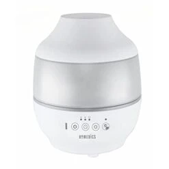 Homedics TotalComfort Humidifier – Large Air Humidifiers For Bedroom, Plants, Office – Cool Mist, Essential Oil Pads And Built-In Timer, 7-Color Night-Light, 2 Mist Settings, White