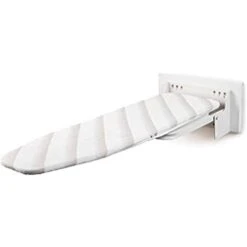 BYHai Wall Mounted Iron Board Fold Away Ironing Board With Heat Resistant Cover