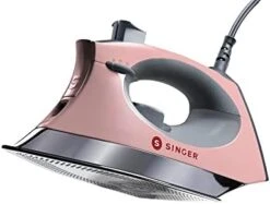 SINGER | Pink SteamCraft Iron With OnPoint Tip, 300ml Tank Capacity, & 1700 Watts -Household Cleaning Supply Store 31y4zKmDBKL. AC