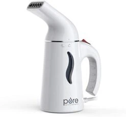 Pure Enrichment® PureSteam™ Portable Handheld Garment Steamer - Ideal For Home Or Travel, Fast Heating, Removes Wrinkles On Clothes And Fabric, Auto Shut-Off Safety Feature (Black) -Household Cleaning Supply Store 31ywzxGNxEL. AC