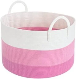 INDRESSME XXXLarge Woven Rope Basket 21" X 14" Blanket Storage Basket With Long Handles Decorative Clothes Hamper Basket Extra Large Baskets For Blankets Pillows 28 INDRESSME XXXLarge Woven Rope Basket 21" X 14" Blanket Storage Basket With Long Handles Decorative Clothes Hamper Basket Extra Large Baskets For Blankets Pillows -Household Cleaning Supply Store 411DqhW0TYL. AC