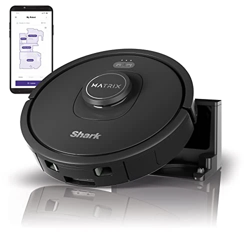 Shark RV2310AE Matrix Self-Emptying Robot Vacuum With Bagless, 45-Day Capacity, Self-Cleaning Brushroll For Pet Hair, No Spots Missed On Carpets & Hard Floors, Precision Home Mapping, Wi-Fi, Black 3 Shark RV2310AE Matrix Self-Emptying Robot Vacuum With Bagless, 45-Day Capacity, Self-Cleaning Brushroll For Pet Hair, No Spots Missed On Carpets & Hard Floors, Precision Home Mapping, Wi-Fi, Black
