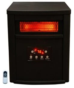 LifeSmart LifePro 1500W Portable Electric Infrared Quartz Indoor Space Heater With 6 Adjustable Heating Elements And Remote Control, Black 10 LifeSmart LifePro 1500W Portable Electric Infrared Quartz Indoor Space Heater With 6 Adjustable Heating Elements And Remote Control, Black -Household Cleaning Supply Store 411zcQAoBEL