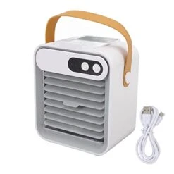 Desktop Air Conditioner, Home Multifunctional Portable 3 Gear Air Conditioner White 17 Desktop Air Conditioner, Home Multifunctional Portable 3 Gear Air Conditioner White -Household Cleaning Supply Store 414bCE38wAL