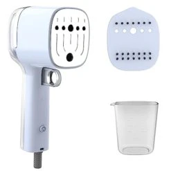 SALAV HS-15A Quicksteam Travel Steamer Portable Handheld Steamer Ideal For Home Or Travel, Fast Heating, Removes Wrinkles On Clothes And Fabrics, No Drip Steam (HS-15A Steamer, Peri)