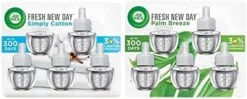 Air Wick Plug In Scented Oil Refill Bundle, 5ct, Fresh Watermelon & Berries, Air Freshener Spring Collection & Air Wick Plug In Scented Oil Refill, Fresh Mango & Kiwi, Essential Oils -Household Cleaning Supply Store 414zfMhQxYL. AC